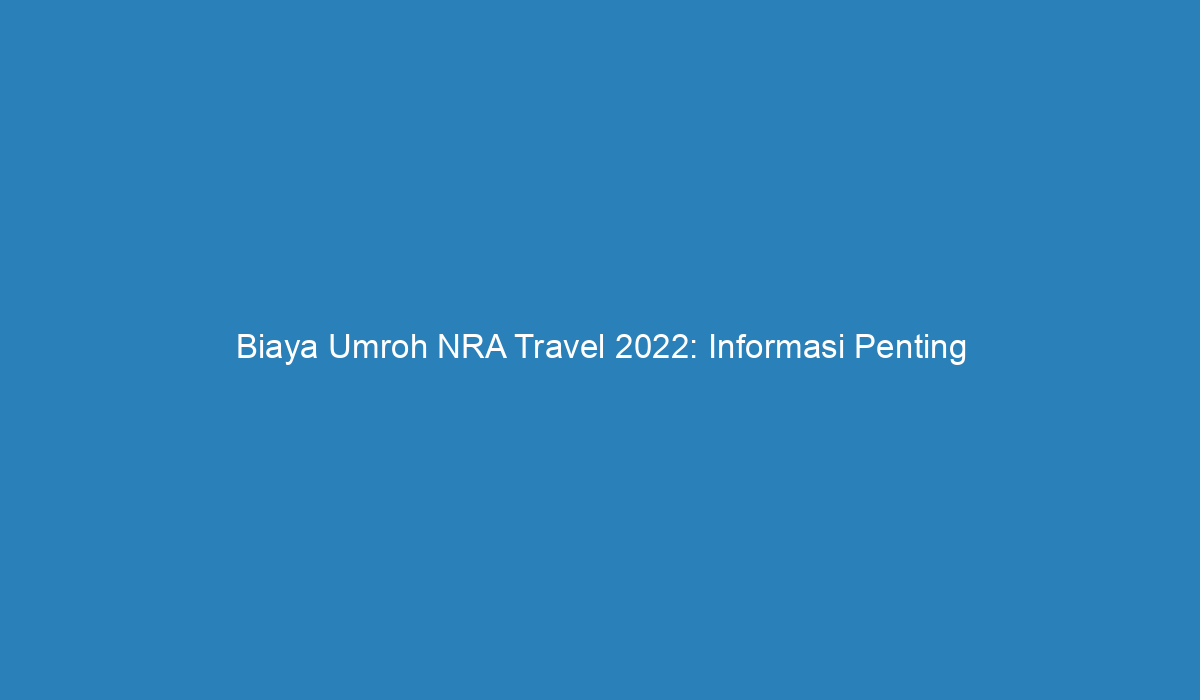 nra travel 2022