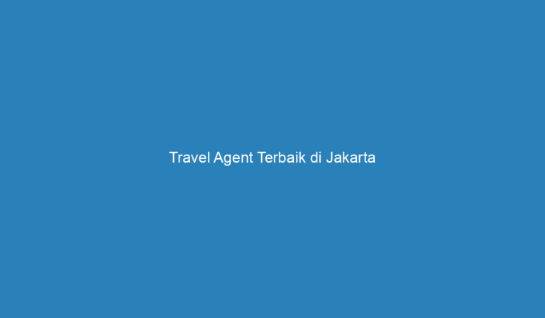 travel agent jakarta timur
