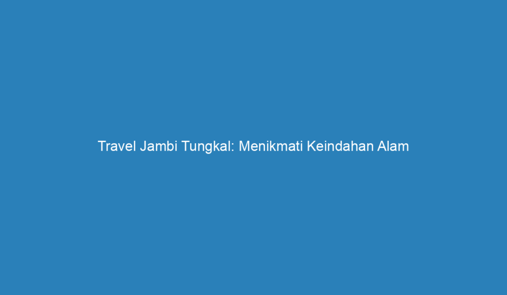 af kaffah travel jambi